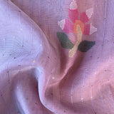 Organza jamdani saree