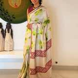 Anagha Kutch Embroidered Kanchi Silk Saree