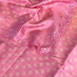 Ombre tussar embroidered saree