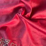 Tussar hand embroidered saree