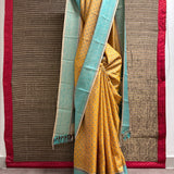 Mila Diamond Thread Woven Border Silk Saree