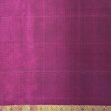 Mishrita Creeper Border Organza Saree - Citron and Violet