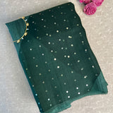 Handwoven matka silk saree