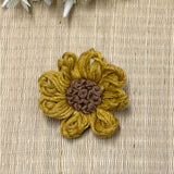 Woven Flower Brooch