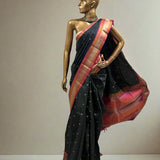 Kimaya mayil kann border silk saree