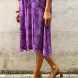 Printed chiffon dress
