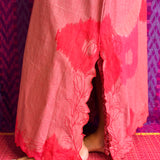 Elements Poppy Cutwork Ikat Dress - Petal