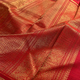 Tejasvi Golden Olive Kanchipuram Silk Saree