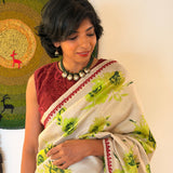 Anagha Kutch Embroidered Kanchi Silk Saree