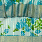 Mila Blue Gelato Kanchipuram Silk Saree