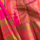 Kimaya vertical striped silk saree