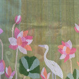 Organza jamdani saree