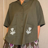 Elements Terra Applique Shirt - Olive