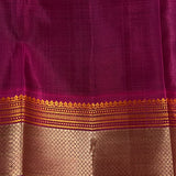 Kimaya mayil kann border silk saree