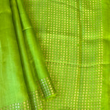 Sequinned matka silk saree