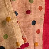 Nisha Retro Dots Organza Saree