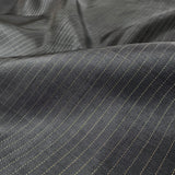 Kalpataru Stripes Kalamkari Silk Saree - Grey