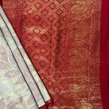 Mila Foliage Dots Kanchipuram Silk Saree