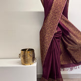 Trayi Vanasingaram Kanchipuram Silk Saree - Maroon