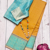 Kimaya paisley border silk saree