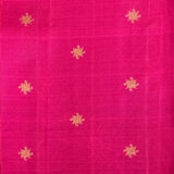 Vera Colour Blocked Kolam Kanchi Silk Saree - Pink