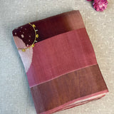 Maya abstract print tussar saree