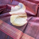 Maya abstract print tussar saree