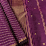 Nihira Amaranth Purple Kanchipuram Silk Saree