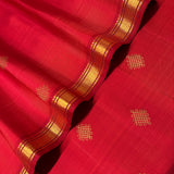 Vera Morning Kolams Kanchipuram Silk Saree - Scarlet