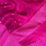 Handwoven matka silk saree