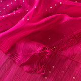 Handwoven matka silk saree