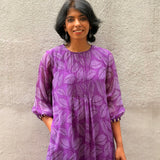 Printed chiffon dress