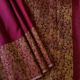Trayi Maroon Vanasingaram Kanchipuram Silk Saree