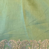 Organza pitai work saree