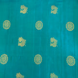 Indra Peacock Rings Kanchi Silk Saree - Yellow