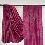 Veena Foliage Tussar Saree - Violet