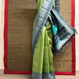 Kimaya Quad Stripe Silk Saree