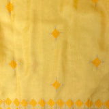 Tuhina Yellow Kutch Embroidery Organza Saree