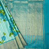 Mila Blue Gelato Kanchipuram Silk Saree