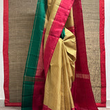 Mohana Ganga Jamuna Bordered Kanchi Silk Saree - Red