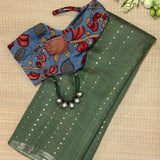 Silk Sequinned Saree