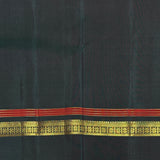 Sumangala Horizontal Stripes Kanchi Silk Saree - Yellow