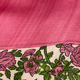 Veena all over floral Tussar saree