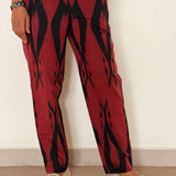 Elements Bonfire Straight Cut Ikat Pants - Brick