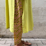 Green Embroidered Kurta Set