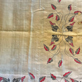 Ombre tussar handpainted saree