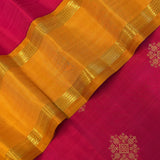Mohana Kolam Korvai Kanchipuram Silk Saree - Fuchsia