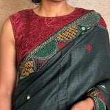 Tushara tussar saree