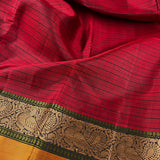 Kimaya peacock border silk saree