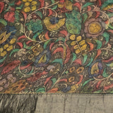 Sameeksha organza kalamkari saree